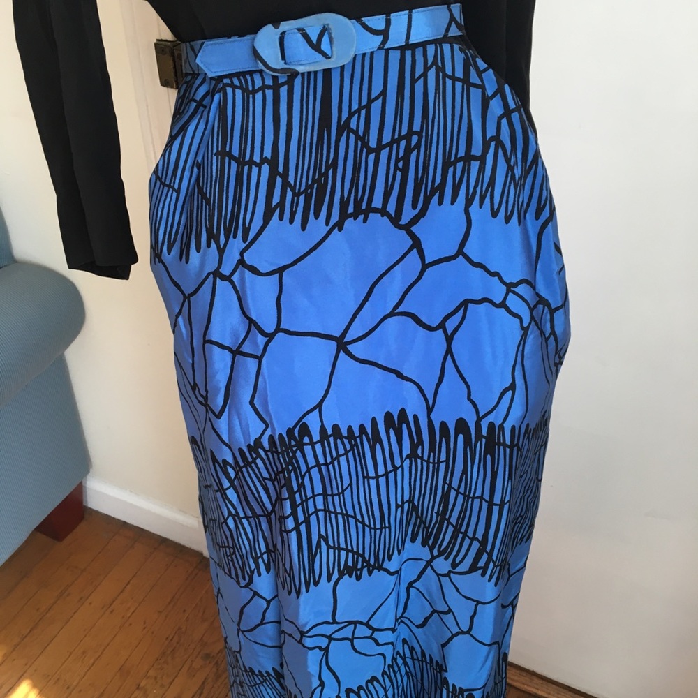 Vtg 60’s Claudia Young Abstract Print Dress - Picture 3 of 7